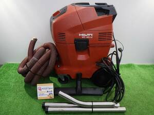 HILTI VC40-U 乾湿両用バキュームクリーナー 集塵機 電動工具 大工道具 ヒルティ 動作確認済 現状渡し品 中古品 240309