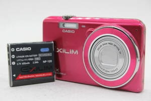 【返品保証】 カシオ Casio Exilim EX-ZS20 ピンク 6x バッテリー付き コンパクトデジタルカメラ s8206