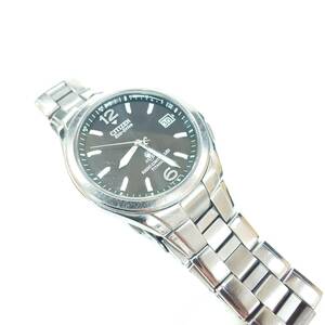 ◆◇CITIZEN◇◆シチズン アテッサ ATTESA Eco-Drive E410-T003788 DURATECT 10気圧防水 ソーラー電波時計 TITANIUM◇◆コレクション放出