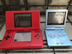 ★　【ジャンク扱い　動作未確認】　まとめて　ゲームボーイアドバンス　ＳＰ　NTR-001　任天堂　nintendo　DS　AGS-001　本体　game