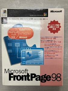 送料無料 Microsoft FrontPage 98 Web サイト 作成 管理 ツール PC ソフト マイクロソフト フロントページ 画像参照 NC NR