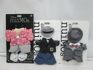 31 送60サ 0403$G09 ディズニー　nuiMOs　ぬいぐるみ専用コスチューム　セット 未使用品