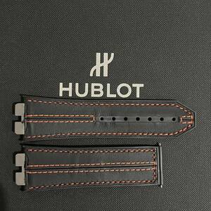 美品☆ HUBLOT ワンクリック 45mm ウニコ用 401系 411系 ラバー ウブロ ベルト フェラーリ 定価77,000 黒 赤 スケドーニ UNICO ストラップ