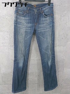 ◇ 7 FOR ALL MANKIND ウォッシュ加工 ジーンズ デニム パンツ サイズ25 インディゴ レディース