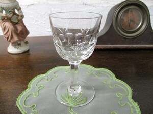 シェリーグラス ワイングラス アルコールグラス ミニグラス 小さなグラス イギリス 英国 インテリア雑貨 glass 1464e