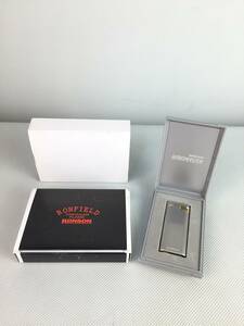 A7797◇RONSON RONFIELD WINDMASTER WINDPROOF LIGHTER ロンソン ライター ケース付き　未確認 中古品