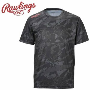 Rawlings ローリングス AST13S02 野球 Lightning Fire Ｔシャツ ブラック O
