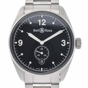 ベル＆ロス Bell＆Ross ヴィンテージ123B スモールセコンド デイト 自動巻き メンズ 美品 保証書付き Q#129707