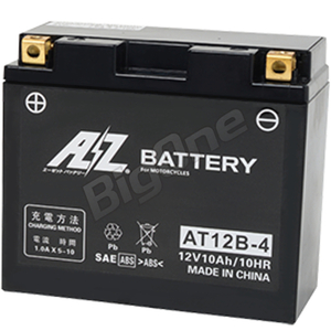 AZバッテリー 充電済 ドラッグスター400 ドラッグスタークラシック400 FZ400 FZ400R FZ6-N FZ6-S AT12B-4 互換 YT12B-BS FT12B-4 GT12B-4