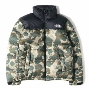 THE NORTH FACE ノースフェイス ダックハンターカモ ヌプシ ダウンジャケット Nuptse Jacket ND91308 タンカモ(TC) M 迷彩 アウター