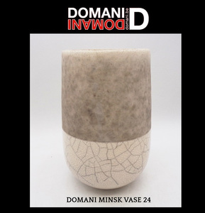 ＜DOMANI Collection＞DOMANI MINSK VASE 24＿旧ドマーニミンスクベース＿廃盤色ホワイト