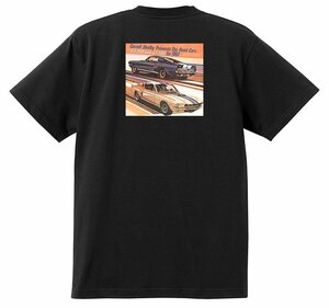 アドバタイジング フォード Ｔシャツ 758 黒 1967 マスタング キャロル シェルビー gt350 gt500 コブラ エレノア ムスタング