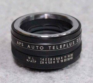 [me605]M42 テレコン　APS AUTO TELEPLUS ×2 2倍　テレコンバーター　オートテレプラス　 LENS