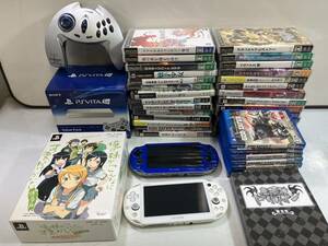 （5-244）PS VITA ゲーム機本体　　PSPソフト　コントローラ　まとめ売り