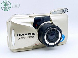 2404604171　●OLYMPUS μ[mju:]-Ⅱ ZOOM オリンパス ミュー フィルムカメラ コンパクトカメラ 通電確認済み 中古