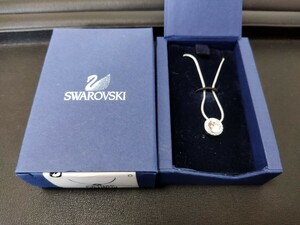 スワロフスキー SWAROVSKI ネックレス クリスタル ペンダント 箱付 アクセサリー