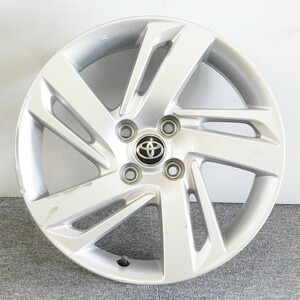 ライズ 純正 中古 アルミホイール シルバー 16インチ 6J インセット40 PCD100 4H ハブ経約54mm トヨタ wheel:504