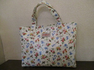 Cath Kidston 花＆小鳥柄トートバッグ（USED）12518