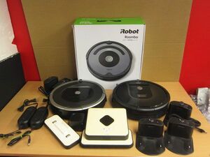 現状品 iRobot Roomba ルンバ ロボット掃除機 641/878/980 本体 アクセサリー まとめ【f】