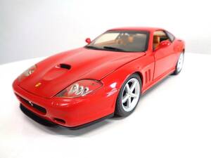 Hot Wheels　ホットウィール　1/18　Ferrari　フェラーリ 575MM　レッド　ミニカー　モデルカー　ミニチュアカー