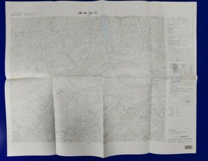 25000分の1地形図【讃岐塩江】国土地理院発行・昭和62年修正測量・昭和63年8月30日発行　　《塩江温泉・阿讃山脈・竜王山》