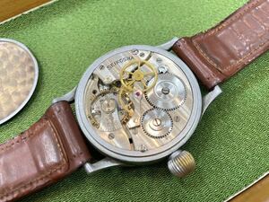 SEIKOSHA 精工舎　天測時計 旧日本海軍航空隊 ミリタリー 全数字文字盤　手巻き 腕時計 ミリタリー アンティーク