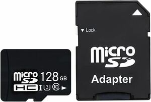 Micro SD カード Micro SD Card 高耐久 SD カード Class 10 Switch ドライブレコーダー 監視カメラ 向け SD変換アダプター付属 128(128GB)