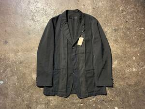 COMME des GARCONS HOMME AD1999 洗い加工 縦ラインパッチワークジャケット コムデギャルソンオム HJ-10003L