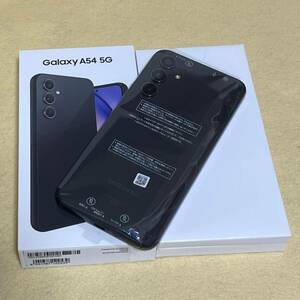 【新品/未使用/SIMフリー】Galaxy A54 5G［SCG21］オーサムグラファイト★判定〇/残債なし/UQ版SIMフリー★　05165