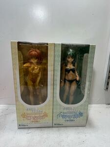 壽屋 コトブキヤ 1/7 PVC製塗装済み完成品 フィギュア おねがい☆ツインズ 宮藤深衣奈 小野寺樺恋 水着版 2体セット 良品