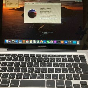 Apple MacBook PRO 2012 13インチ　A1278 corei7メモリ 16GB HDD500GB バッテリーとACアダプタあり　macOS タカリナ