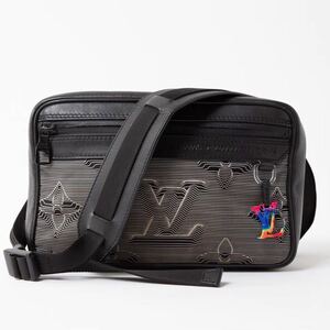 ★1円スタート★LOUIS VUITTON ルイ・ヴィトン ショルダーバッグ エクスパンダブル メッセンジャー レザー ブラック M55698 31