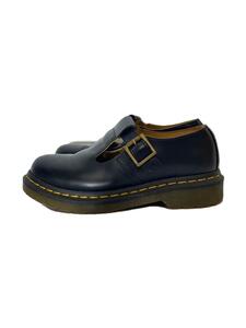 Dr.Martens◆POLLEY T-BAR/ドレスシューズ/UK4/BLK/レザー/14852001