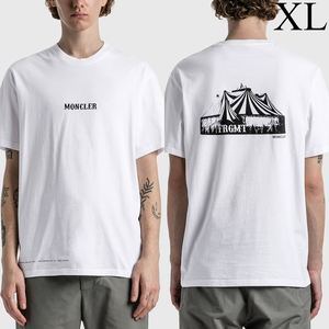 MONCLER FRAGMENT サーカス Tシャツ 白 XL 新品　定価52800円　モンクレール ジーニアス FRGMT CIRCUS ロゴ HF