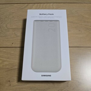 【１円スタート】新品未開封 SAMSUNG モバイルバッテリー 45W Battery Pack 20,000mAh (EB-P4520)