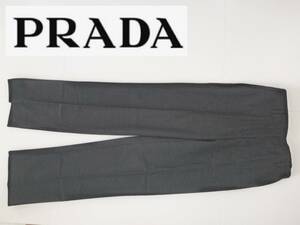 超美品 PRADA(プラダ) ★グレー　しっかり素材　パンツ　38　M