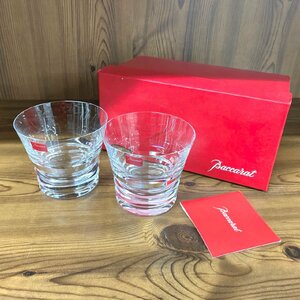 □Baccarat(バカラ)　ロックグラス「VEGA」ペア　97×85　/未使用店舗展示品　Э□