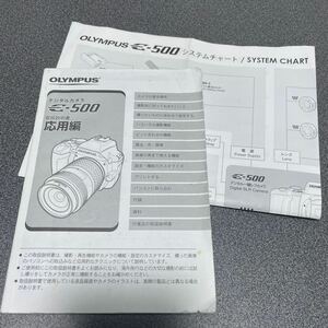 オリンパス OLYMPUS 取扱説明書 E-500 取説 マニュアル 純正 システムチャート