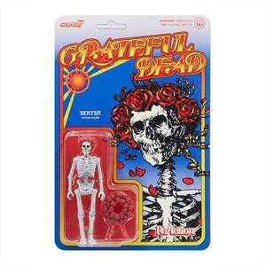 ★グレイトフル デッド Re Action フィギュア GRATEFUL DEAD REACTION FIGURE - BERTHA Super7 正規品 TOY 人形 骸骨と薔薇