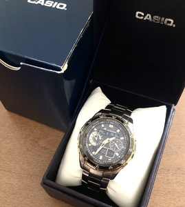 CASIO OCEANUS OCW-T400 日本製 ソーラー 電波 デジアナ チタン 黒 ゴールド カラー TITANIUM ブレスレット OCWT400 アナデジ オシアナス