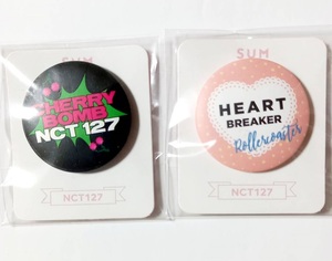 【公式】SM★缶 バッジ★NCT 127★CHERRY BOMB & HEART BREAKER★テヨン テイル ジェヒョン マーク ユウタ ヘチャン ウィンウィン ドヨン