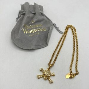 Vivienne Westwood ヴィヴィアン　ウエストウッド ネックレス ディアマンテ ラインストーン ゴールド アクセサリー P1427