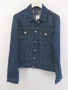 ◇ GAP ギャップ 長袖 Ｇジャン デニム ジャケット サイズM インディゴ レディース P