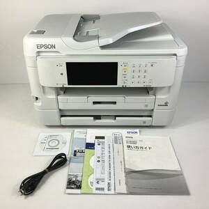 【美品／総印刷枚数2,153枚／全色純正インク】EPSON エプソン A3 ビジネスインクジェット プリンター FAX 複合機 PX-M5081F（D2405）