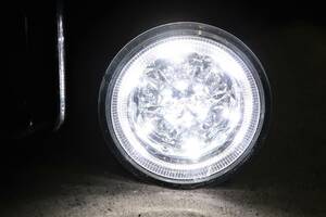 H27 DBA- L675S ミラココア 後期 純正OP? 左側 LED フォグランプ / STANLEY W1921 13.5V 0.2W / ジャンク品