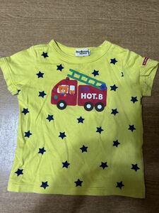 ホットビスケッツ　黄色　Tシャツ 80