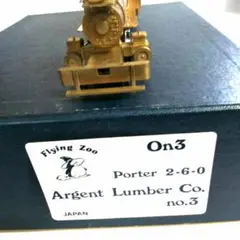 Flying Zoo　On3　Argent Lumber no.3　2-6-0