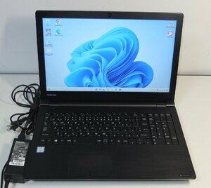 東芝 TOSHIBA 15.6ンチ ノートPC B65/B i7-6600U 2.6GHz 8GB SSD256GB テンキー Win11