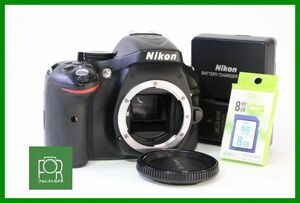 【同梱歓迎】実用■到着後即使える■Nikon D5200 ボディ■自撮り可能■バッテリー・チャージャー・8GB SDカード付き■OOO351