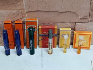 6本まとめ HERMES エルメス オードランジュヴェルト オーデコロン オードトワレ 2ml 24,Faubourg カレーシュ 1ml EDT フレグランス 香水 